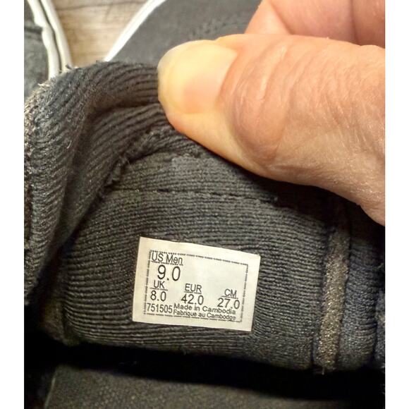 Vans Old Skool Skate Shoes Dark Gray Brown Men’s Size 9 - Picture 4 of 8